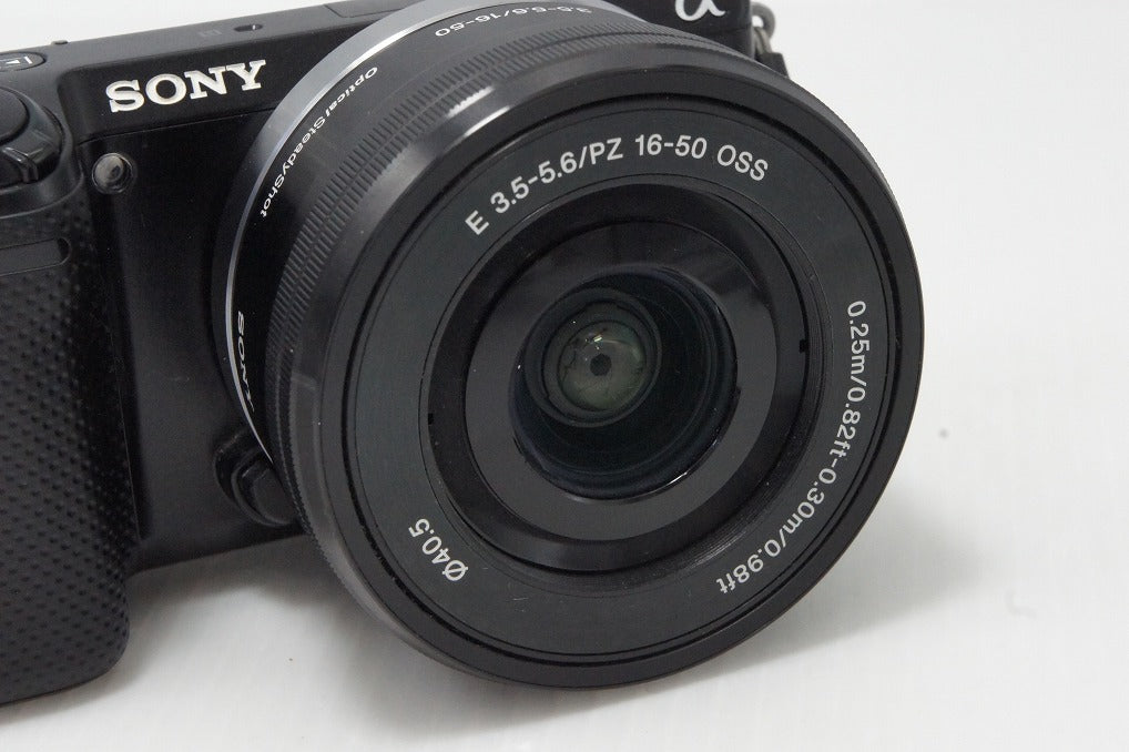良品 SONY ソニー NEX-5T パワーズームレンズキット ミラーレス一眼カメラ ブラック 260521l
