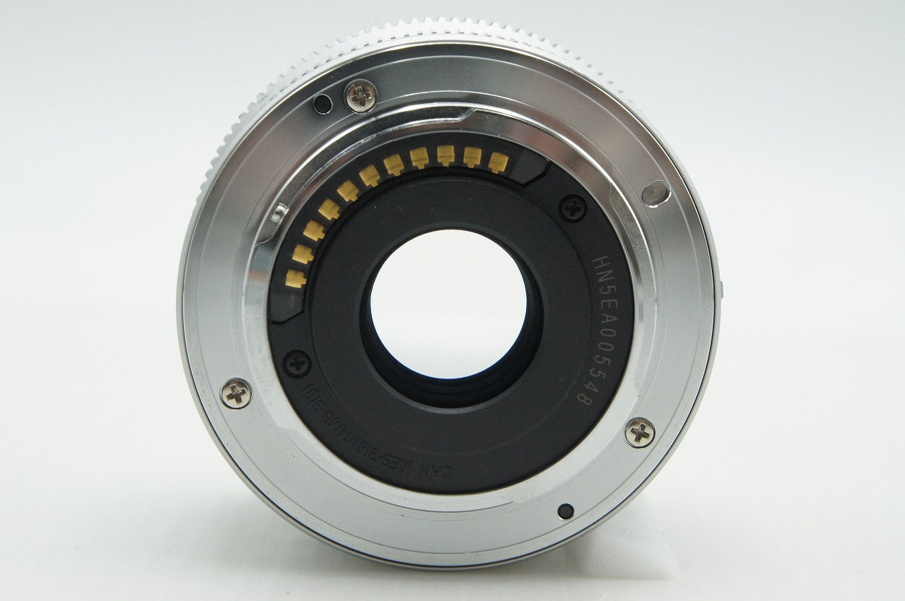 Panasonic パナソニック LEICA DG SUMMILUX 15mm F1.7 ASPH. H-X015 マイクロフォーサーズ シルバー 260217d