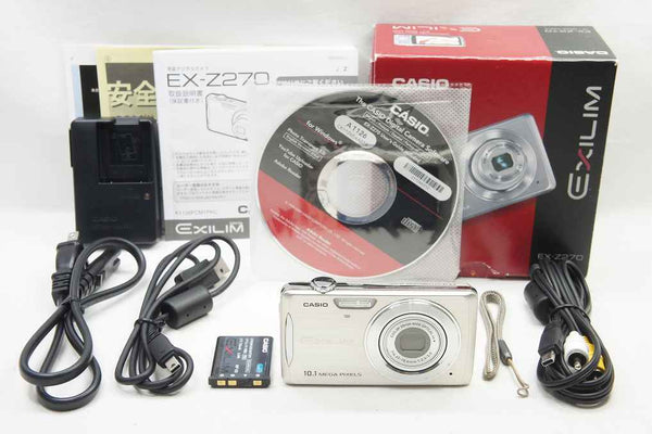 良品 CASIO カシオ EXILIM EX-Z270 コンパクトデジタルカメラ ゴールド 元箱付 250824i
