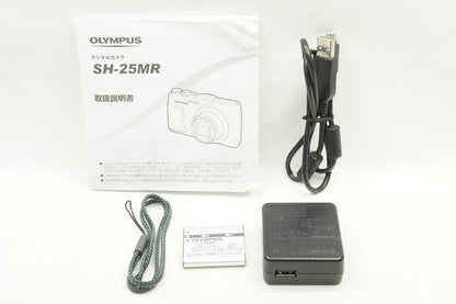 訳あり品 OLYMPUS オリンパス SH-25MR コンパクトデジタルカメラ レッド 250607t