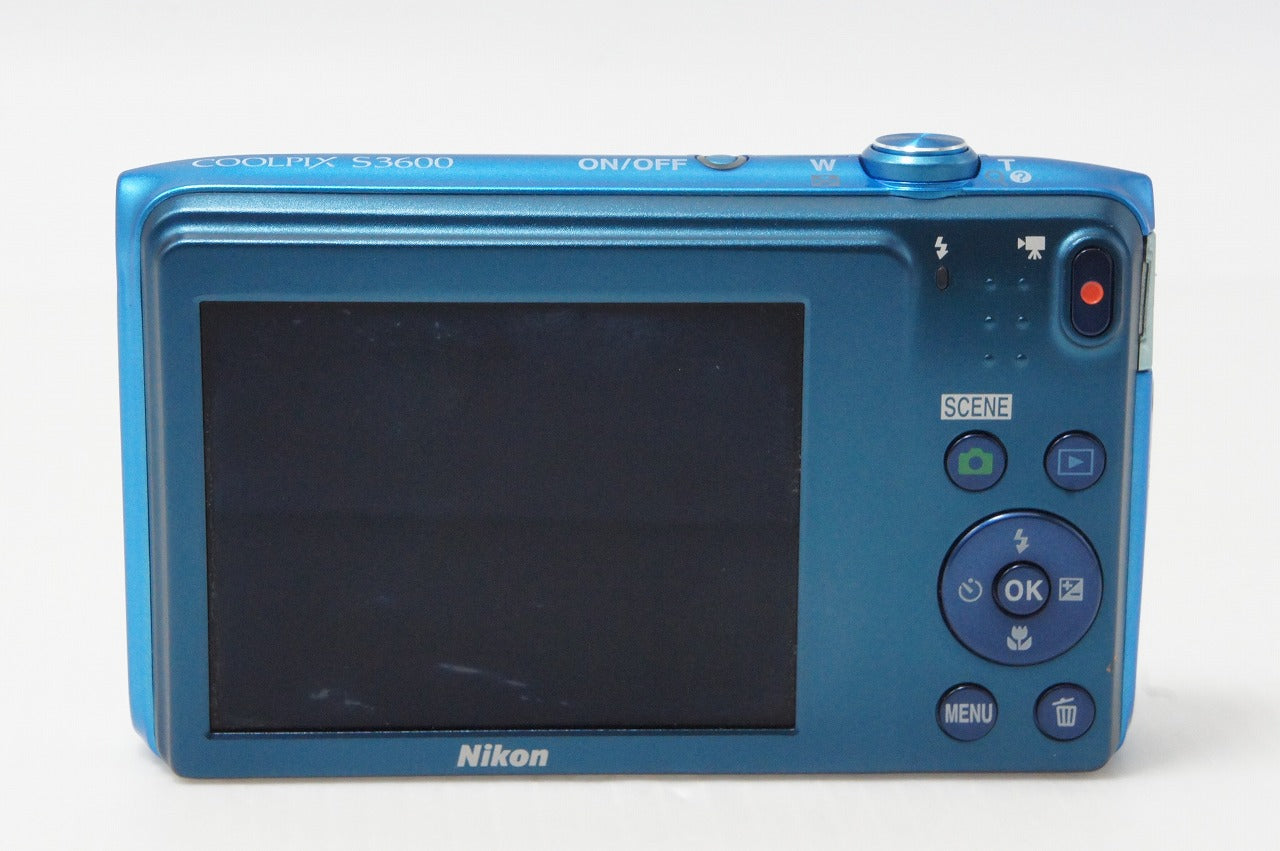 美品 Nikon ニコン COOLPIX S3600 コンパクトデジタルカメラ コバルトブルー 元箱付 260525b