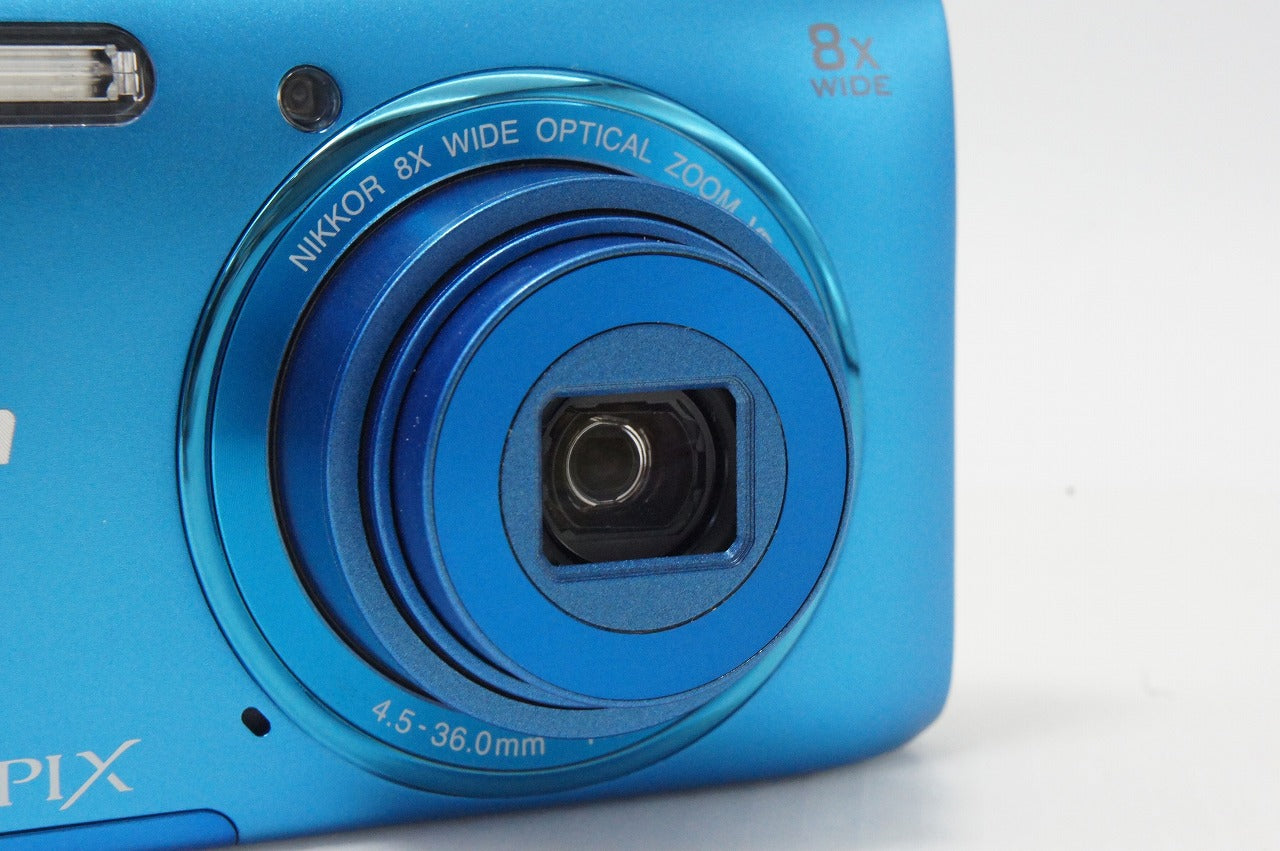 美品 Nikon ニコン COOLPIX S3600 コンパクトデジタルカメラ コバルトブルー 元箱付 260525b