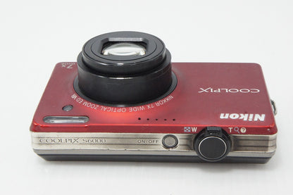訳あり品 Nikon ニコン COOLPIX S6000 コンパクトデジタルカメラ レッド 260326l