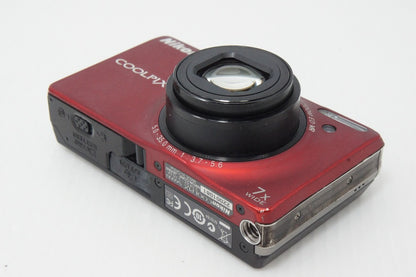 訳あり品 Nikon ニコン COOLPIX S6000 コンパクトデジタルカメラ レッド 260326l