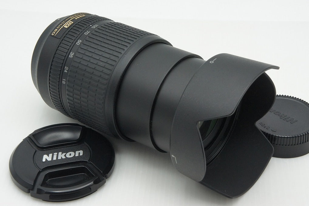 美品 Nikon ニコン AF-S DX NIKKOR 18-105mm F3.5-5.6G ED VR ズームレンズ フード付 260216b