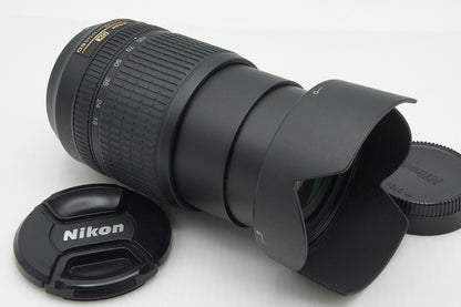 美品 Nikon ニコン AF-S DX NIKKOR 18-105mm F3.5-5.6G ED VR ズームレンズ フード付 260216b