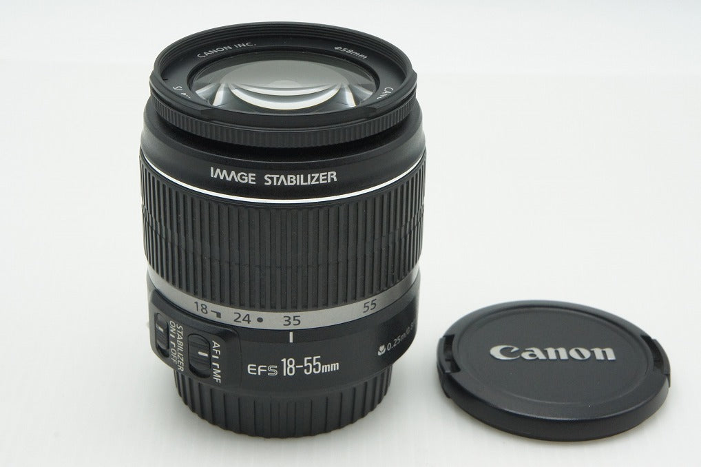 Good condition Canon EF-S 18-55mm F3.5-5.6 IS APS-C Zoom Lens 260218ac