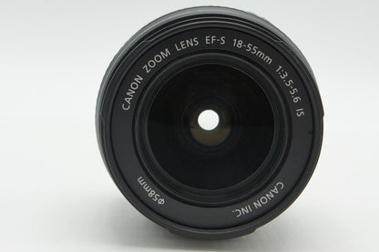 良品 Canon キヤノン EF-S 18-55mm F3.5-5.6 IS APS-C ズームレンズ 260218ac