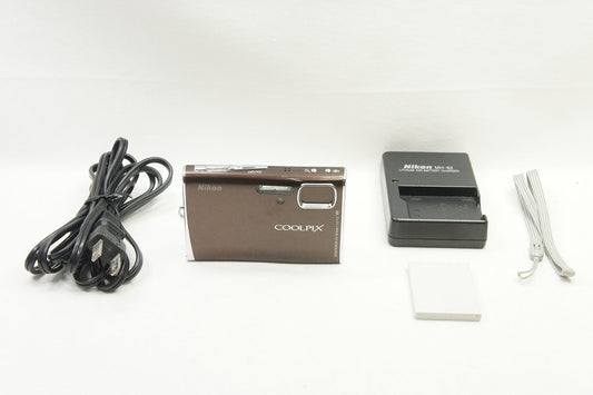 訳あり品 Nikon ニコン COOLPIX S50 コンパクトデジタルカメラ グロスブラウン 250825b
