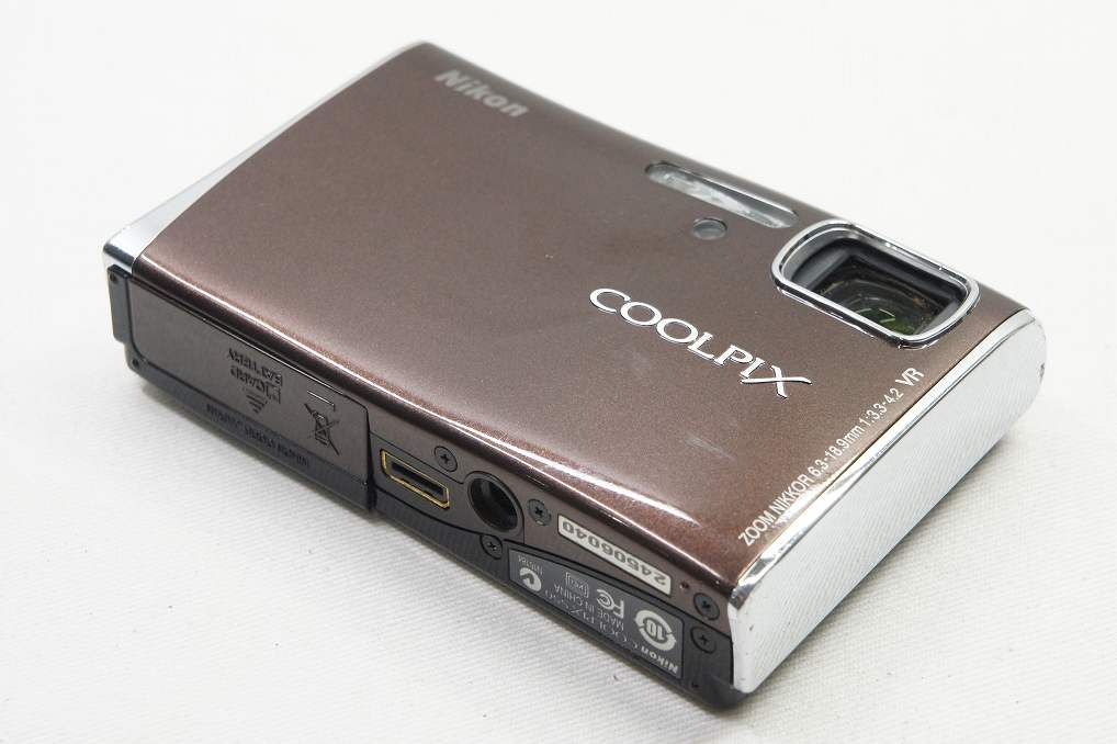 訳あり品 Nikon ニコン COOLPIX S50 コンパクトデジタルカメラ グロスブラウン 250825b