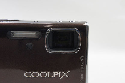 訳あり品 Nikon ニコン COOLPIX S50 コンパクトデジタルカメラ グロスブラウン 250825b