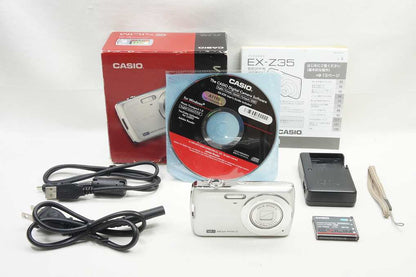 CASIO カシオ EXILIM EX-Z35 コンパクトデジタルカメラ シルバー 元箱付 250824h