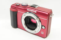 OLYMPUS オリンパス PEN Lite  E-PL1s ボディ ミラーレス一眼カメラ レッド 250310c