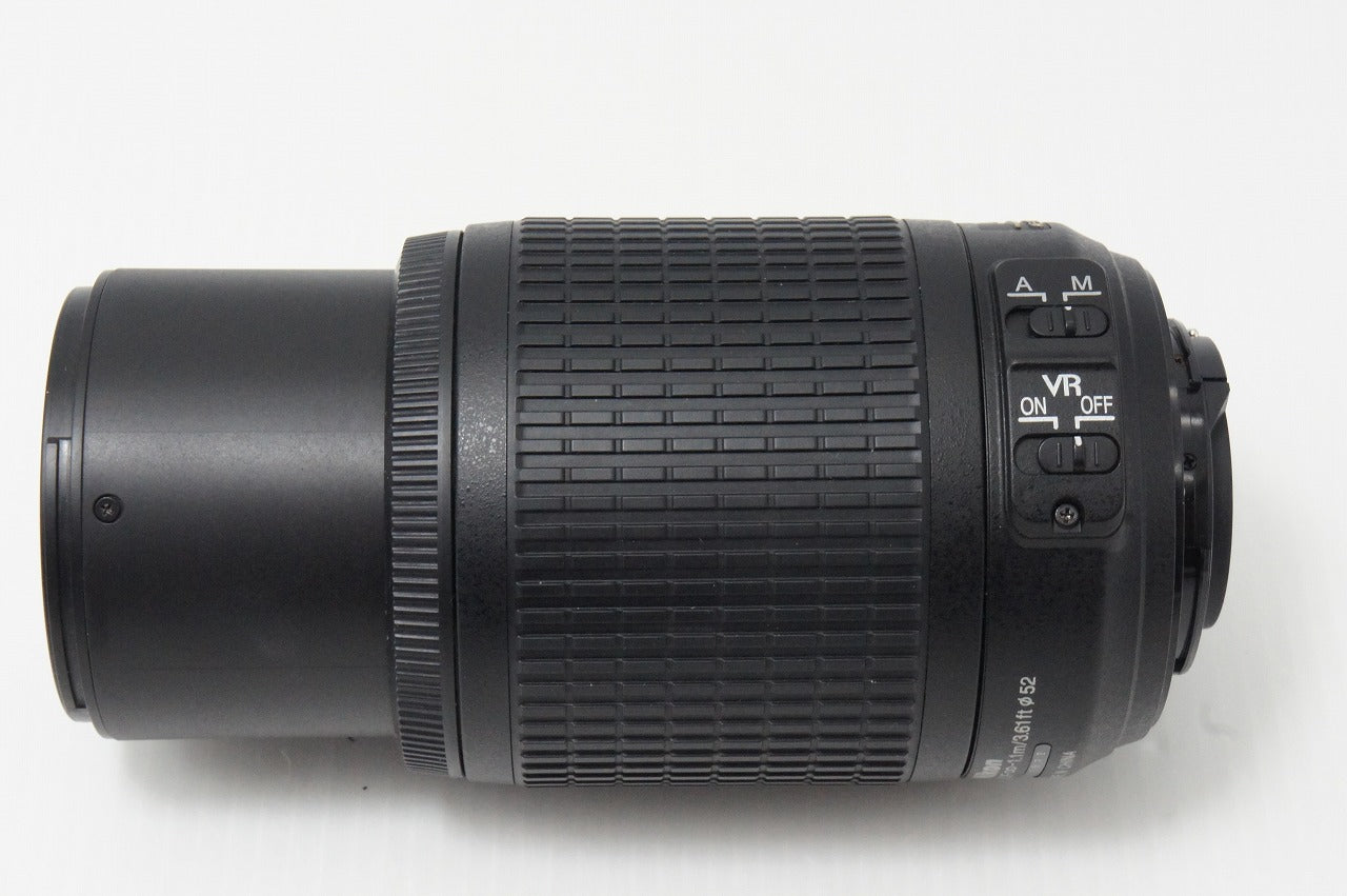 良品 Nikon ニコン AF-S DX NIKKOR 55-200mm F4-5.6G ED VR APS-C ズームレンズ フード ポーチ付 260525af