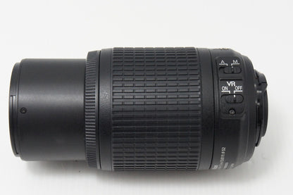 良品 Nikon ニコン AF-S DX NIKKOR 55-200mm F4-5.6G ED VR APS-C ズームレンズ フード ポーチ付 260525af