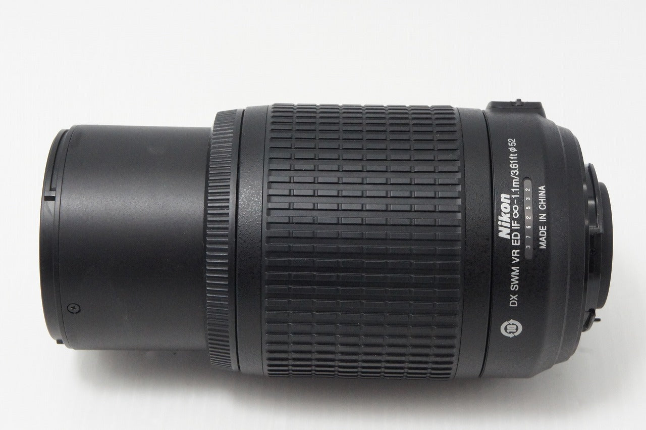良品 Nikon ニコン AF-S DX NIKKOR 55-200mm F4-5.6G ED VR APS-C ズームレンズ フード ポーチ付 260525af