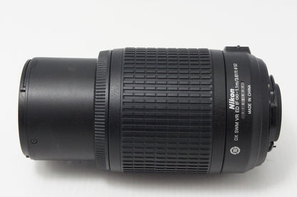 良品 Nikon ニコン AF-S DX NIKKOR 55-200mm F4-5.6G ED VR APS-C ズームレンズ フード ポーチ付 260525af