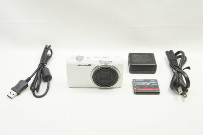 良品 CASIO カシオ EXILIM EX-ZR20 コンパクトデジタルカメラ ホワイト 250817f
