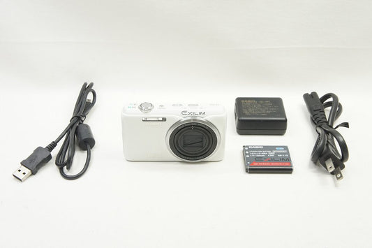 良品 CASIO カシオ EXILIM EX-ZR20 コンパクトデジタルカメラ ホワイト 250817f