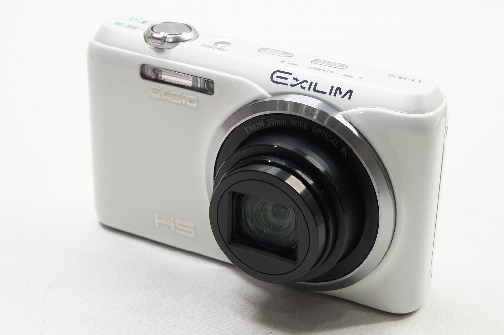 良品 CASIO カシオ EXILIM EX-ZR20 コンパクトデジタルカメラ ホワイト 250817f