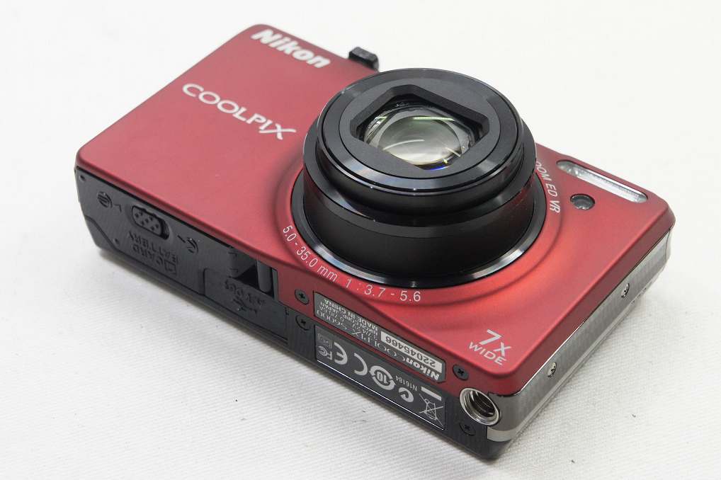 Nikon ニコン COOLPIX S6000 コンパクトデジタルカメラ レッド 元箱付 250824j