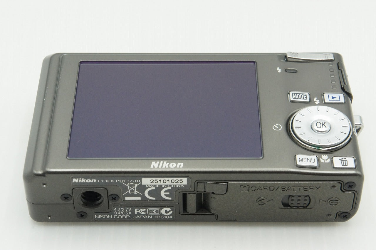Nikon ニコン COOLPIX S510 コンパクトデジタルカメラ アーバンブラック 260218g