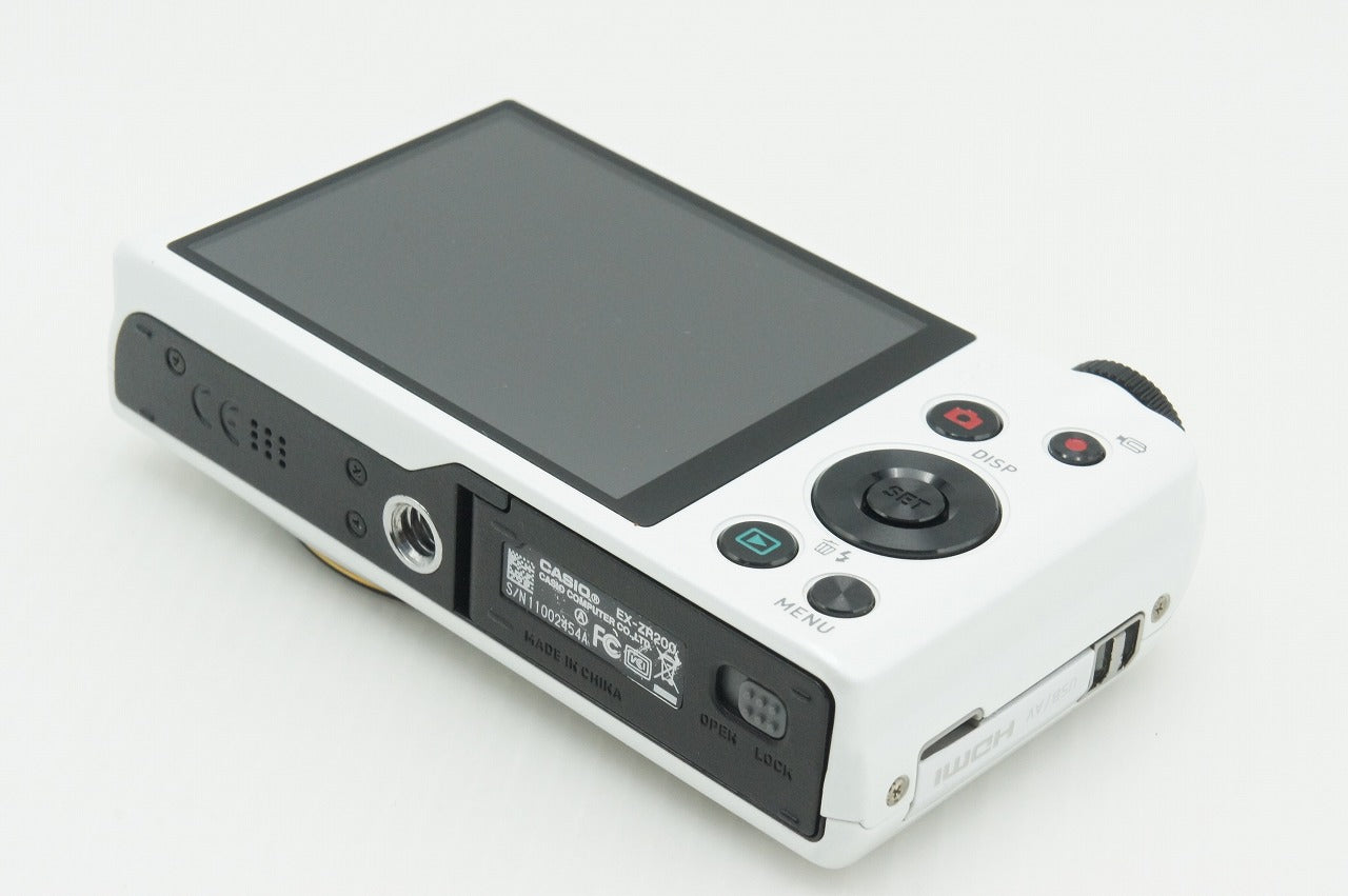 CASIO カシオ HIGH SPEED EXILIM EX-ZR200 コンパクトデジタルカメラ ホワイト 260218b