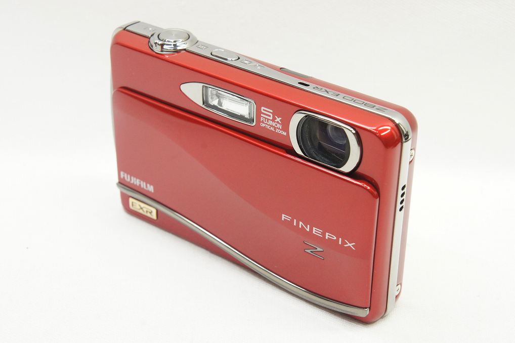 美品 FUJIFILM フジフイルム FinePix Z800EXR コンパクトデジタルカメラ レッド 元箱付 250610q