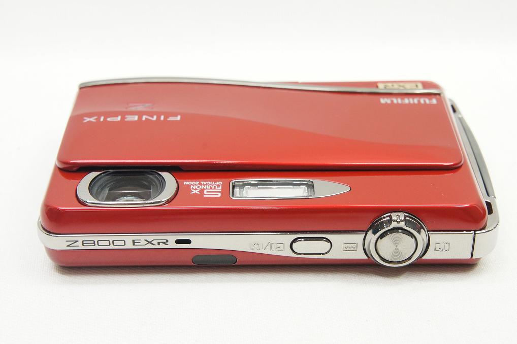 美品 FUJIFILM フジフイルム FinePix Z800EXR コンパクトデジタルカメラ レッド 元箱付 250610q