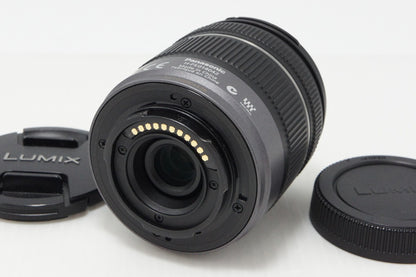 美品 Panasonic パナソニック LUMIX G VARIO 14-42mm F3.5-5.6 ASPH. MEGA O.I.S. H-FS014042 マイクロフォーサーズ ズームレンズ 260812al