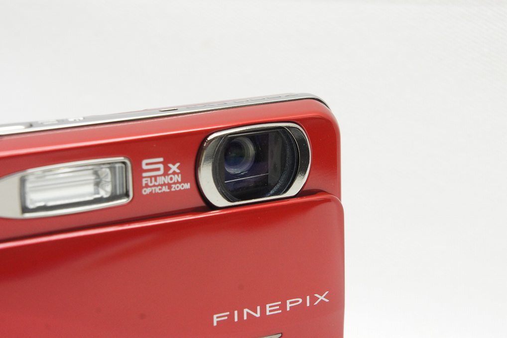 美品 FUJIFILM フジフイルム FinePix Z800EXR コンパクトデジタルカメラ レッド 元箱付 250610q