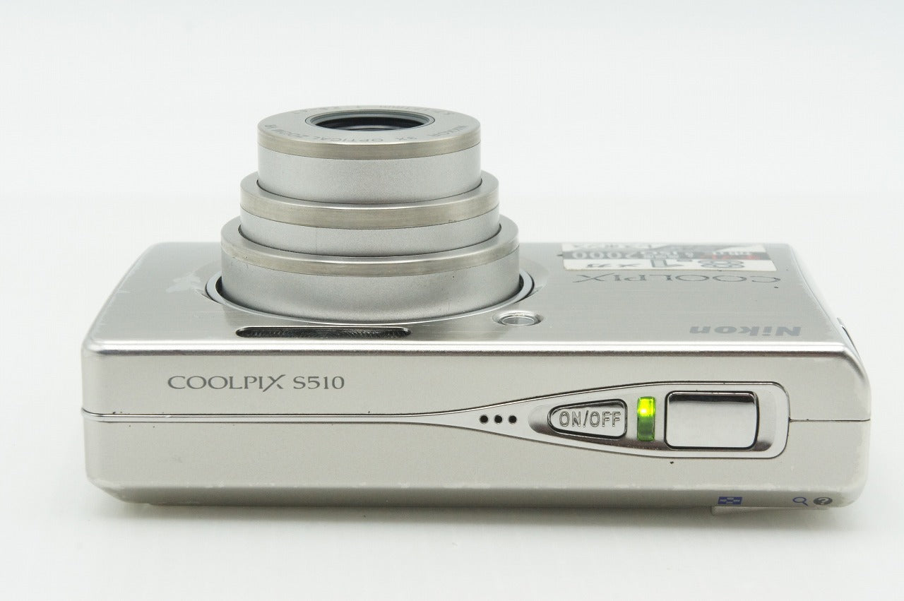 良品 Nikon ニコン COOLPIX S510 コンパクトデジタルカメラ シルバー 260218d