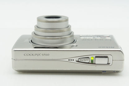良品 Nikon ニコン COOLPIX S510 コンパクトデジタルカメラ シルバー 260218d