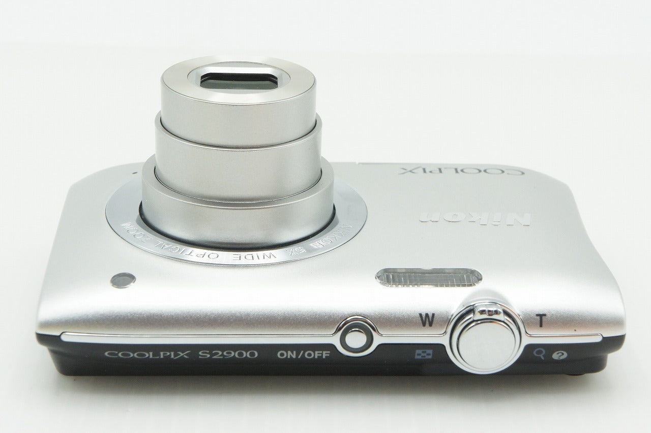 良品 Nikon ニコン COOLPIX S2900 コンパクトデジタルカメラ シルバー 元箱付 260218a