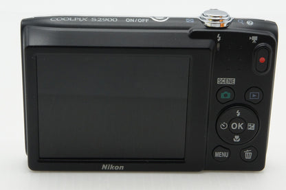 良品 Nikon ニコン COOLPIX S2900 コンパクトデジタルカメラ シルバー 元箱付 260218a