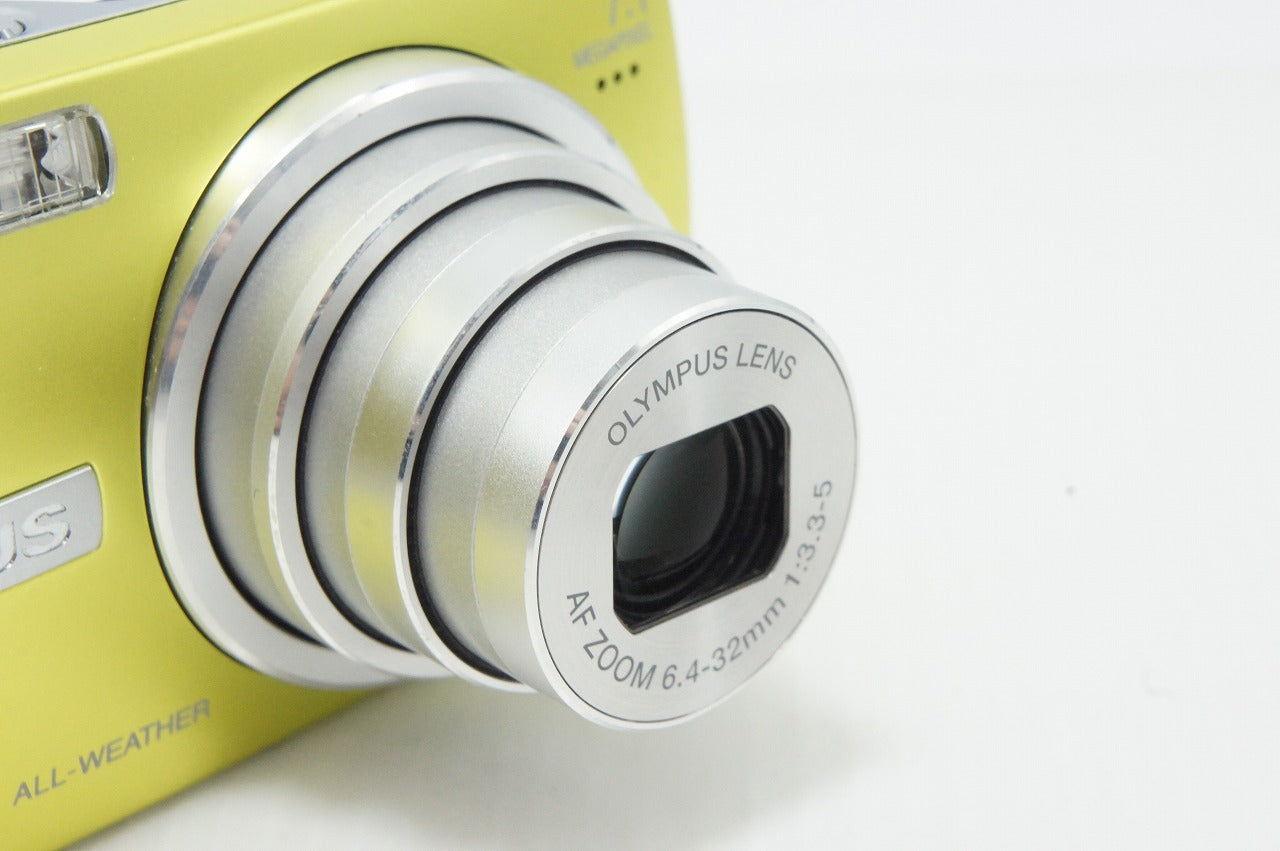 良品 OLYMPUS オリンパス μ750 コンパクトデジタルカメラ ライムグリーン 260525p