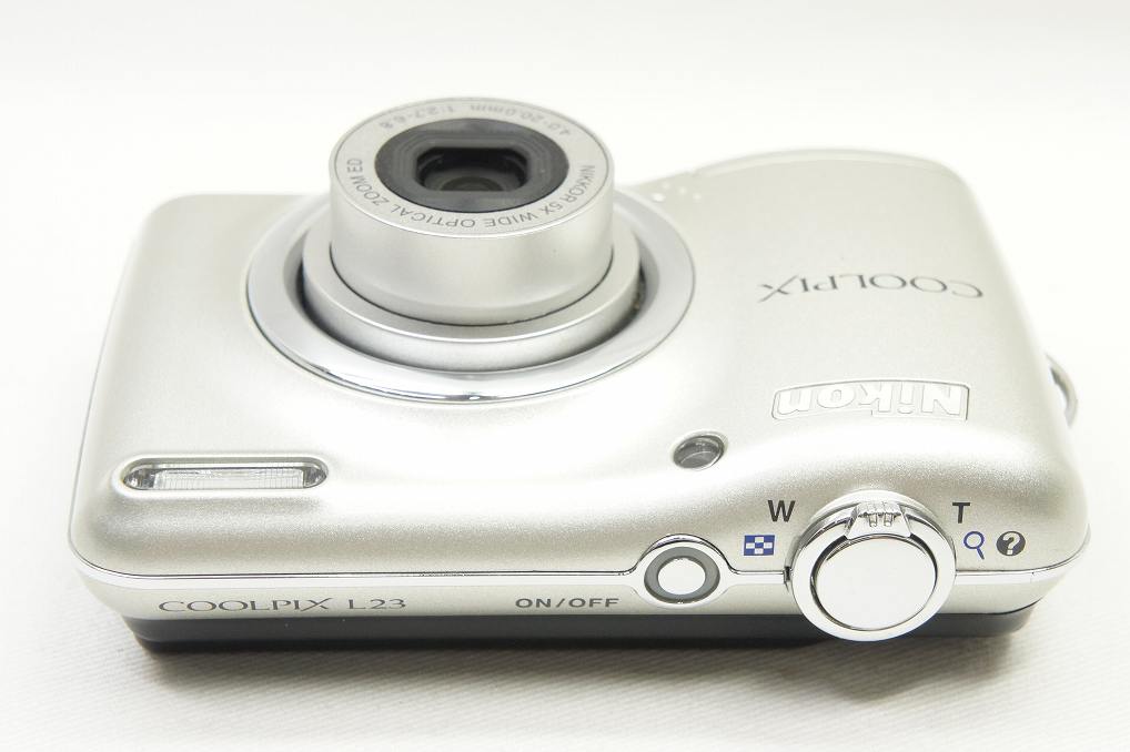 訳あり品 Nikon ニコン COOLPIX L23 コンパクトデジタルカメラ シルバー 250827h