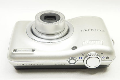 訳あり品 Nikon ニコン COOLPIX L23 コンパクトデジタルカメラ シルバー 250827h