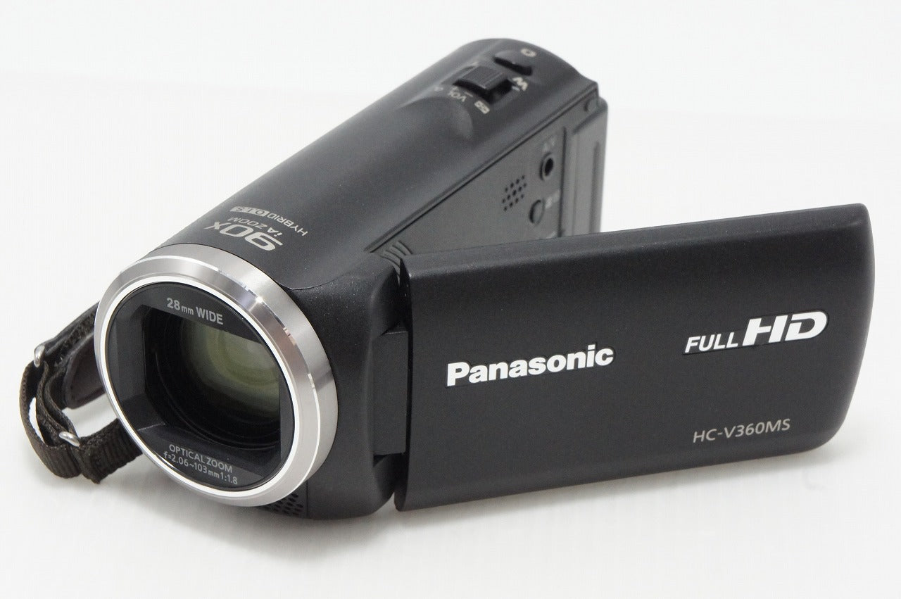 美品 Panasonic パナソニック HC-V360MS デジタルビデオカメラ ブラック 260525t