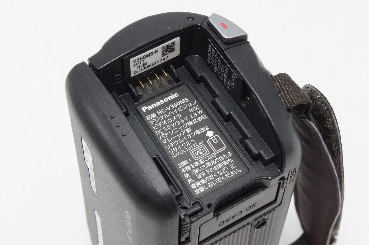 美品 Panasonic パナソニック HC-V360MS デジタルビデオカメラ ブラック 260525t