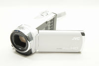 良品 JVC ケンウッド GZ-E600 デジタルビデオカメラ ホワイト 231102d