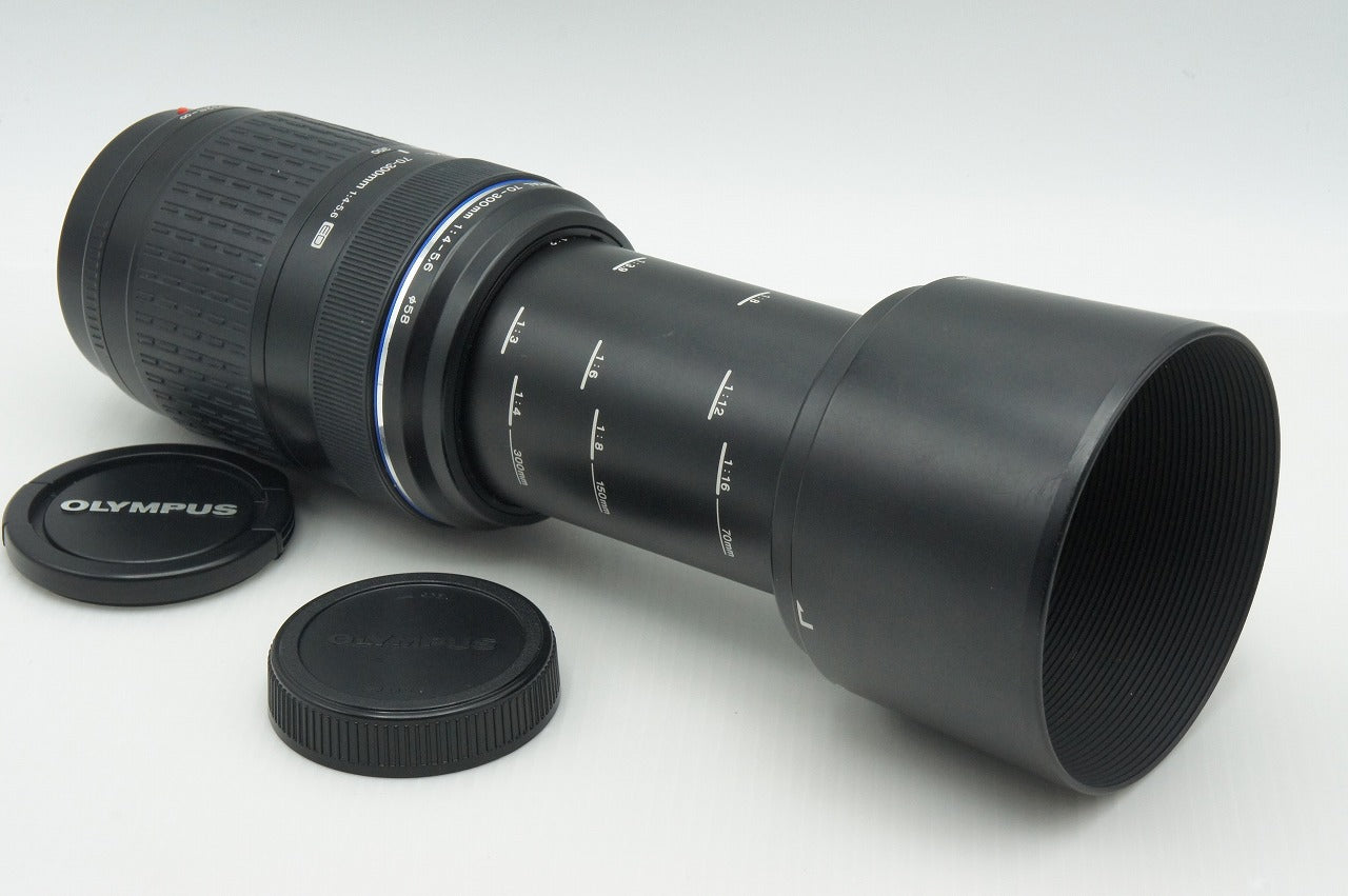 良品 OLYMPUS オリンパス ZUIKO DIGITAL ED 70-300mm F4-5.6 フォーサーズ ズームレンズ フード付 260218u