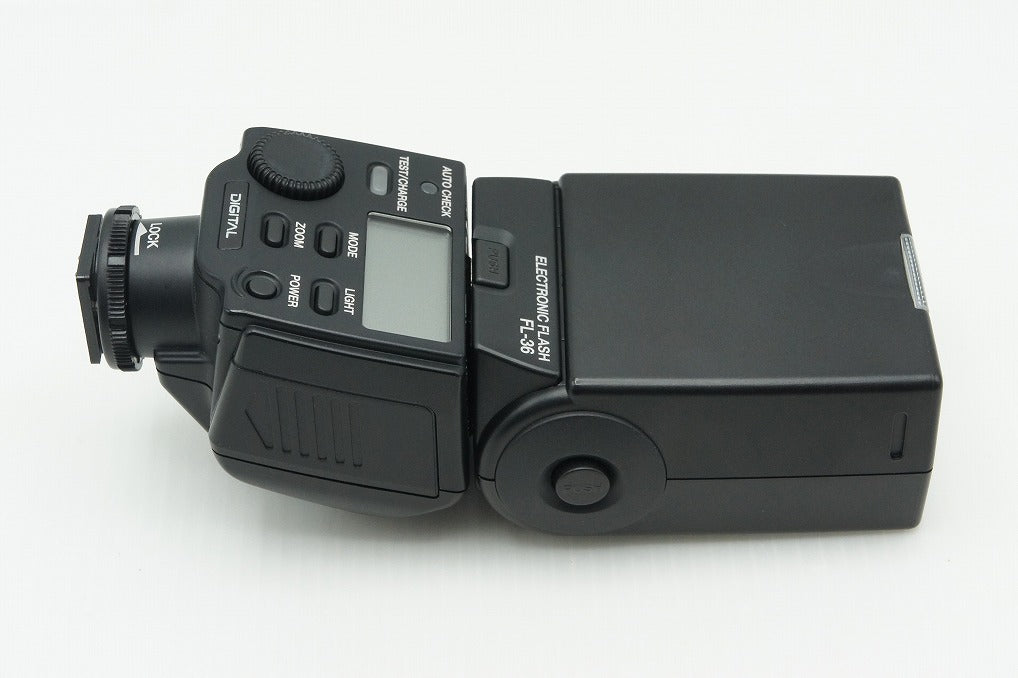 Excellent condition OLYMPUS FL-36 Electronic Flash with stand and case 260218v