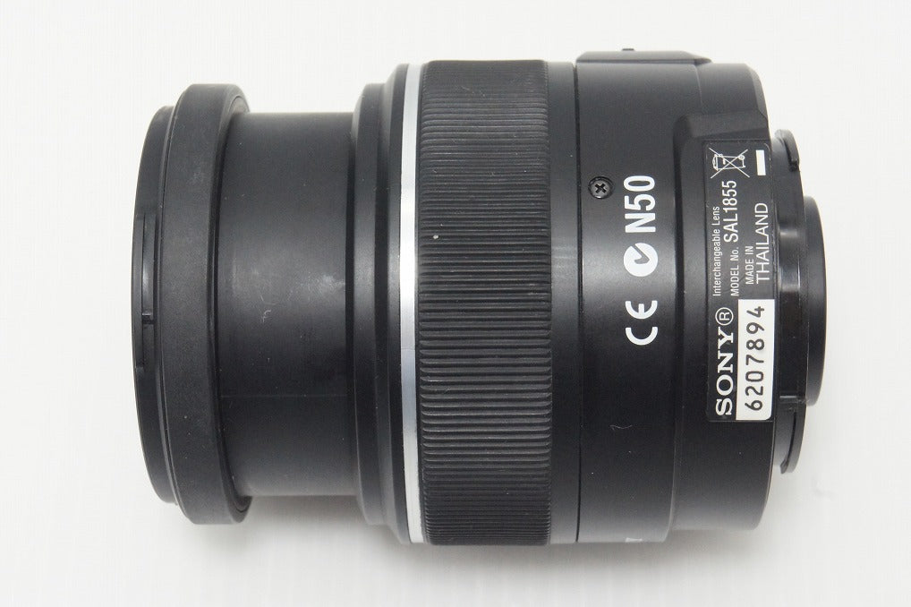 良品 SONY ソニー DT 18-55mm F3.5-5.6 SAM SAL1855 MINOLTA αマウント APS-C ズームレンズ フード付 260527ai