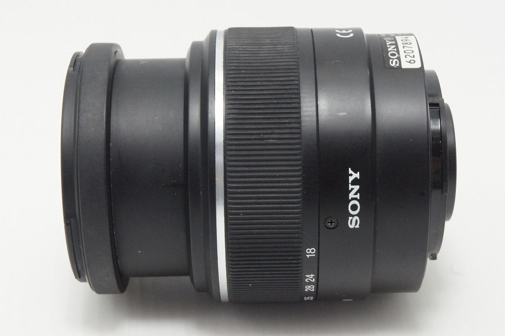良品 SONY ソニー DT 18-55mm F3.5-5.6 SAM SAL1855 MINOLTA αマウント APS-C ズームレンズ フード付 260527ai