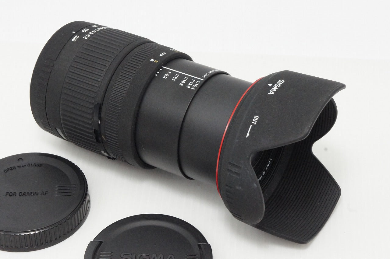 SIGMA シグマ AF 18-200mm F3.5-6.3 DC Canon キヤノン EFマウント APS