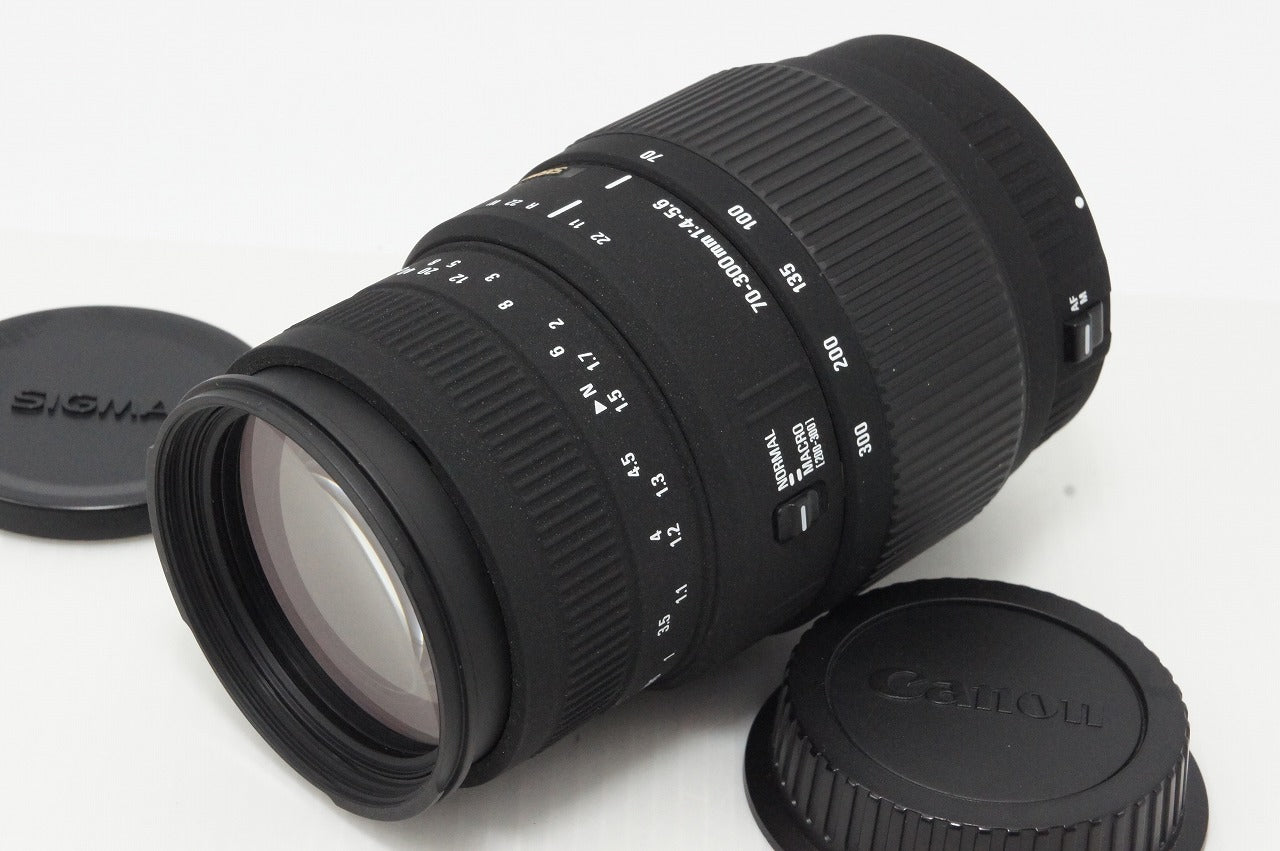良品 SIGMA シグマ 70-300mm 4-5.6 DG MACRO Canon キヤノン EFマウント ズームレンズ 260526c