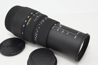 良品 SIGMA シグマ 70-300mm 4-5.6 DG MACRO Canon キヤノン EFマウント ズームレンズ 260526c