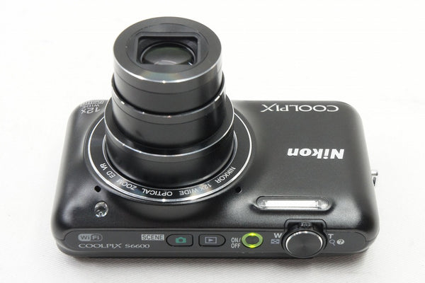 美品 Nikon ニコン COOLPIX S6600 コンパクトデジタルカメラ ブラック ...
