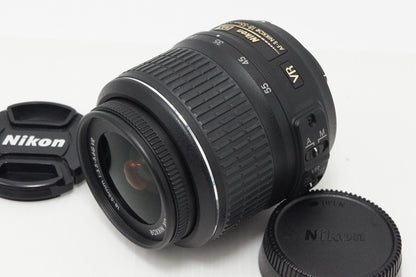 良品 Nikon ニコン AF-S DX NIKKOR 18-55mm F3.5-5.6G VR APS-C ズームレンズ 260527d